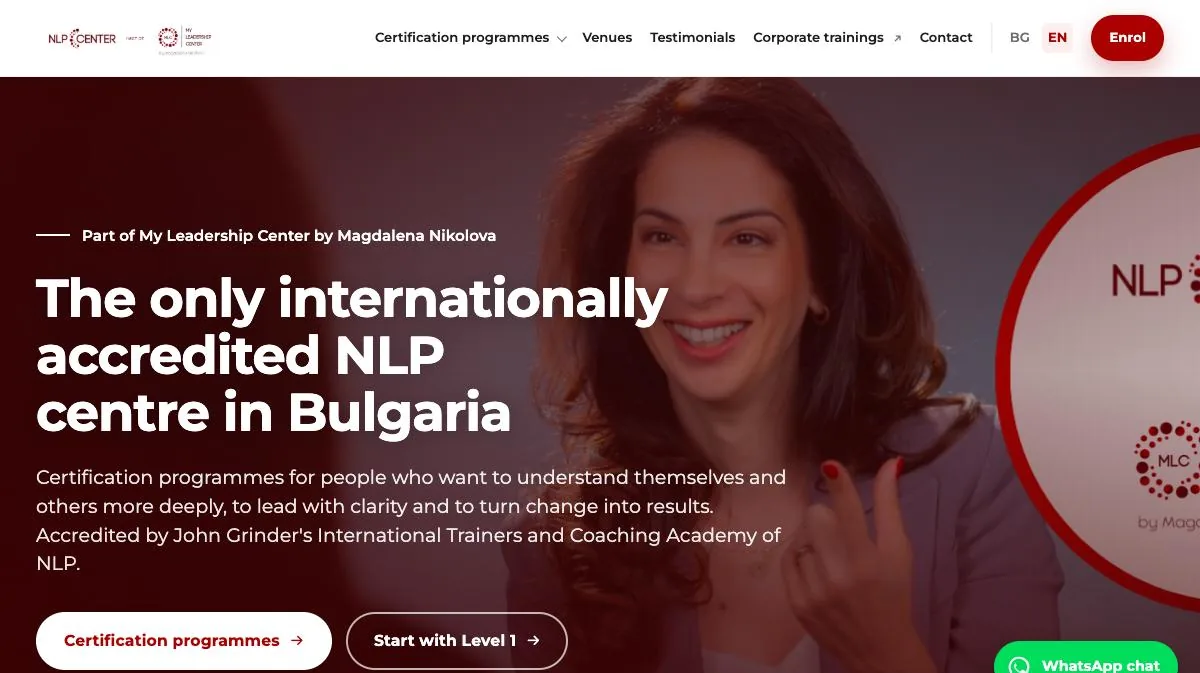 The home page of nlpcenter.org